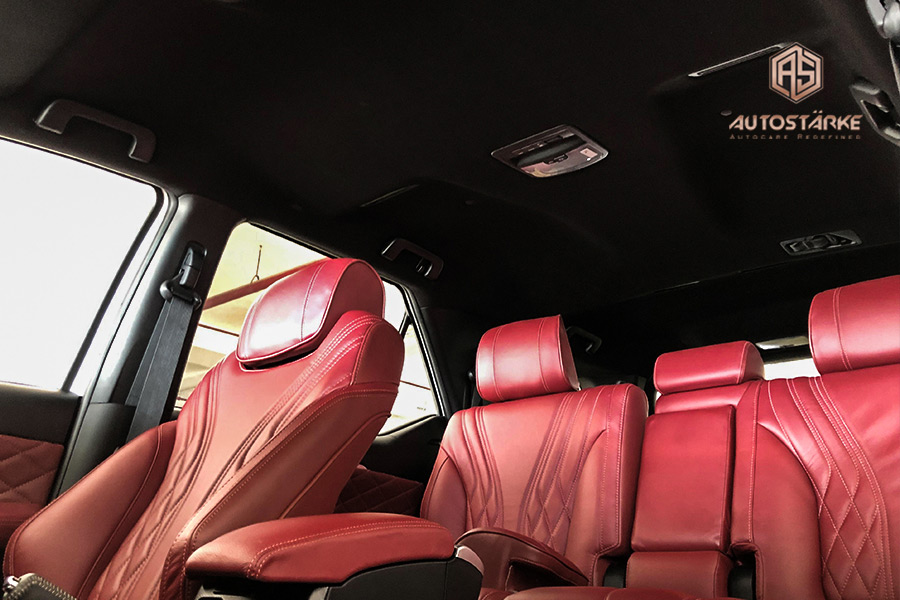 Red car interior accessories store