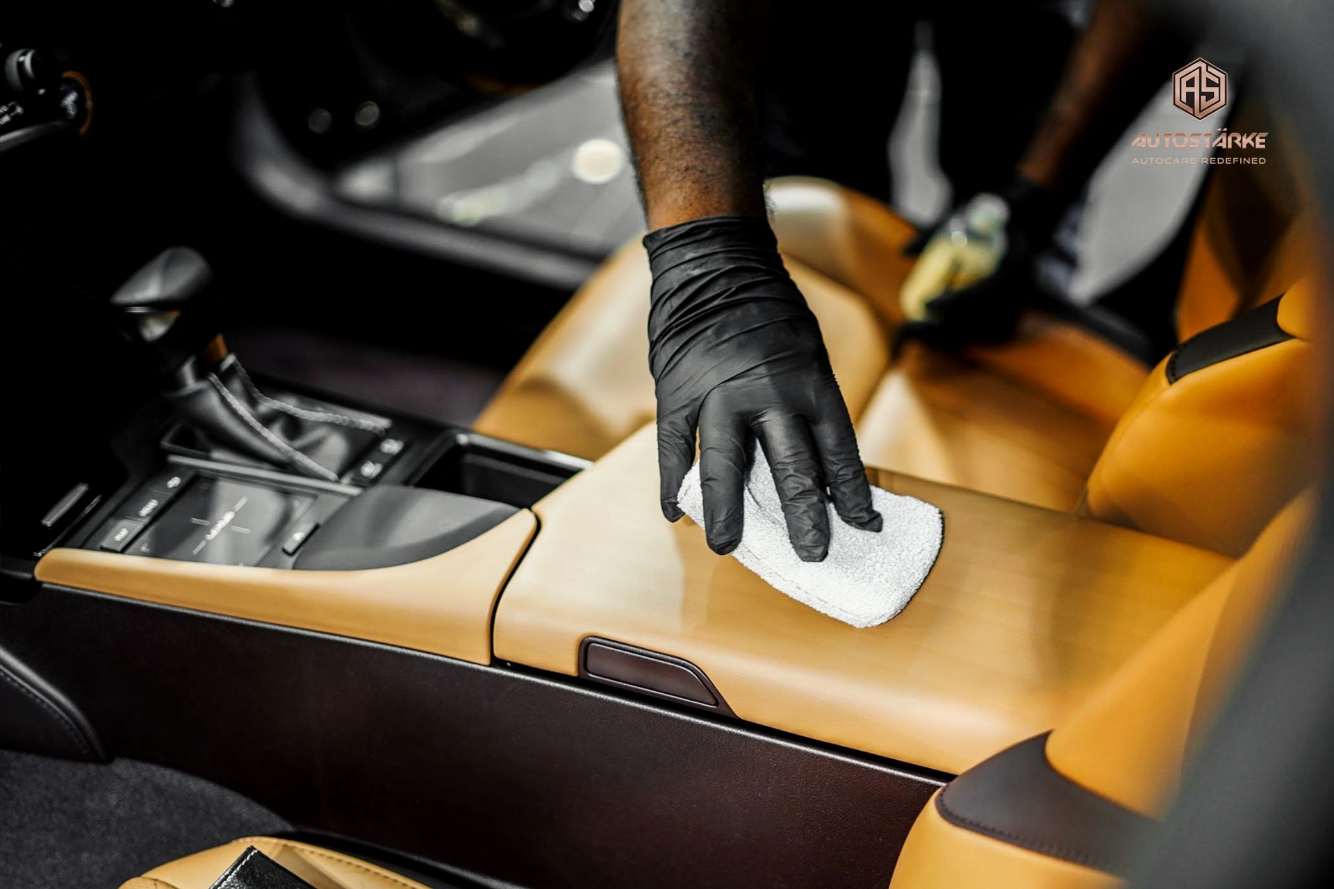 Feynlab ceramic coating applied on car interiour