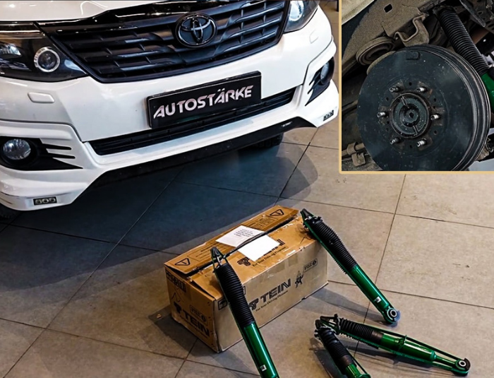 Toyota Fortuner TEIN suspension setup by Autostarke