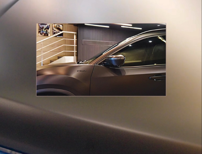 Tata Harrier with matte PPF finish and sunfilm by Autostarke