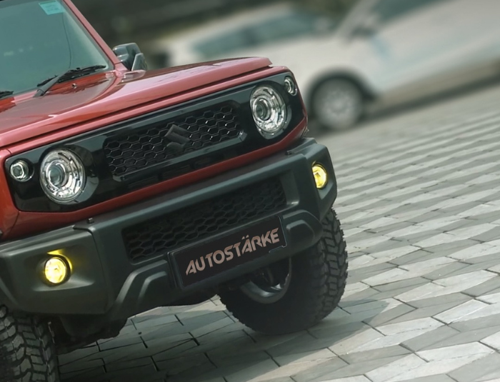Maruti Suzuki Jimny front DRL and rear tail light customization by Autostarke in Kerala