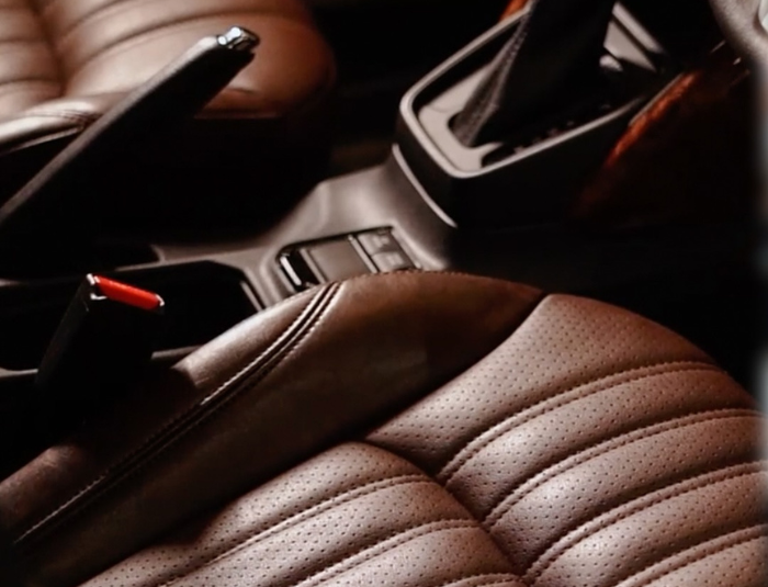 Premium customized interior of Toyota Hyryder from Autostarke