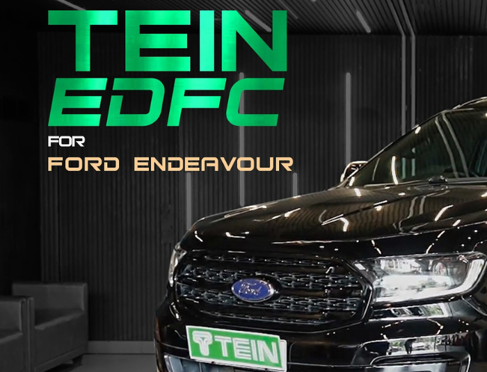 Ford Endeavour with TEIN EDFC suspension at Autostarke