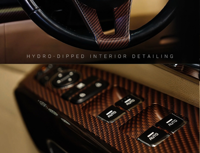 Kia Carnival hydro dipped interior panels by Autostarke
